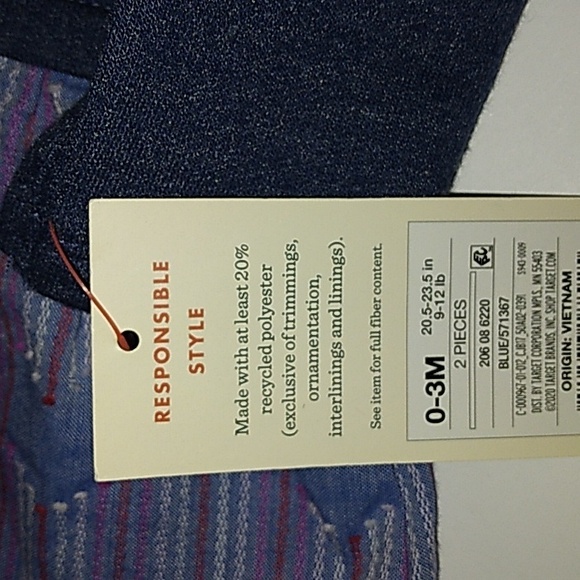 NWT Cat & Jack Newborn Girls Sweet 2pc Twofer Tunic & Leggings Set☆0-3 Months - Picture 11 of 16